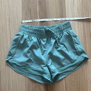 ASICS Teal Green Women's Athletic Running Shorts